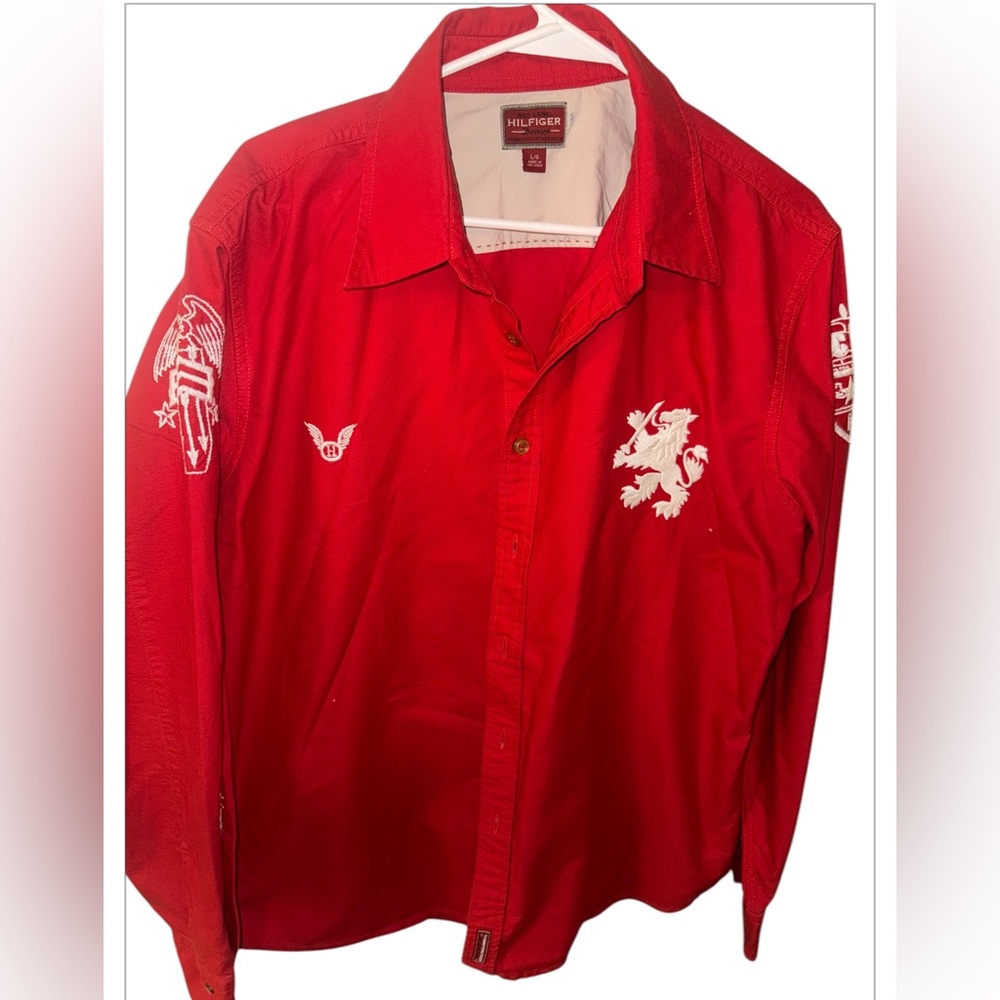 Tommy Hilfiger jacket size L color Red new